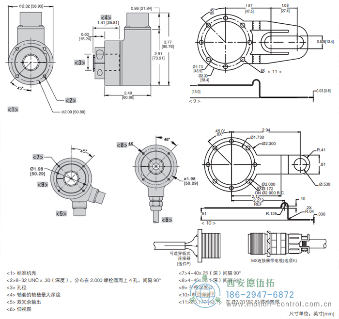 ISD25重載光電增量防爆編碼器外形及安裝尺寸 - 西安德伍拓自動(dòng)化傳動(dòng)系統(tǒng)有限公司